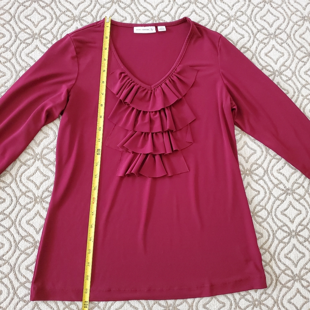 Susan Graver Blouse - Picture 3 of 10